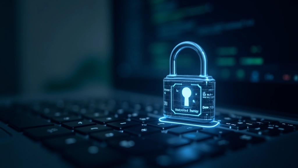 Cadenas de sécurité numérique et clavier d'ordinateur, représentation de la sécurité des données financières