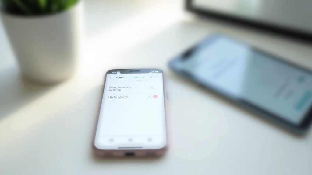 Téléphone affichant les paramètres d'abonnement, tableau de gestion des services